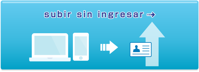 subir sin ingresar.