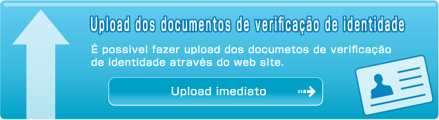 Upload dos documentos de verificação de identidade